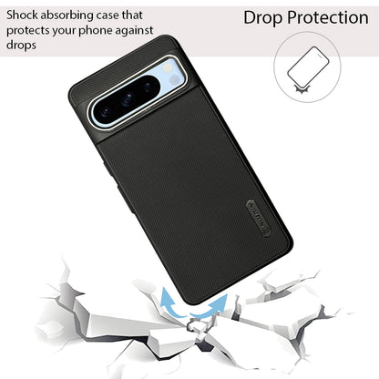 NIUKIN Super Frosted Dotted Case with Camera Ring for Google Pixel 8 Pro