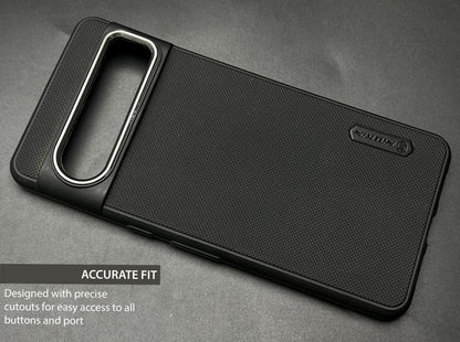 NIUKIN Super Frosted Dotted Case with Camera Ring for Google Pixel 8 Pro