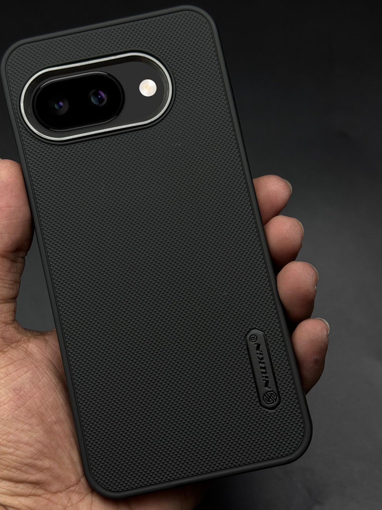 NIUKIN Super Frosted Dotted Case with Camera Ring for Google Pixel 9A
