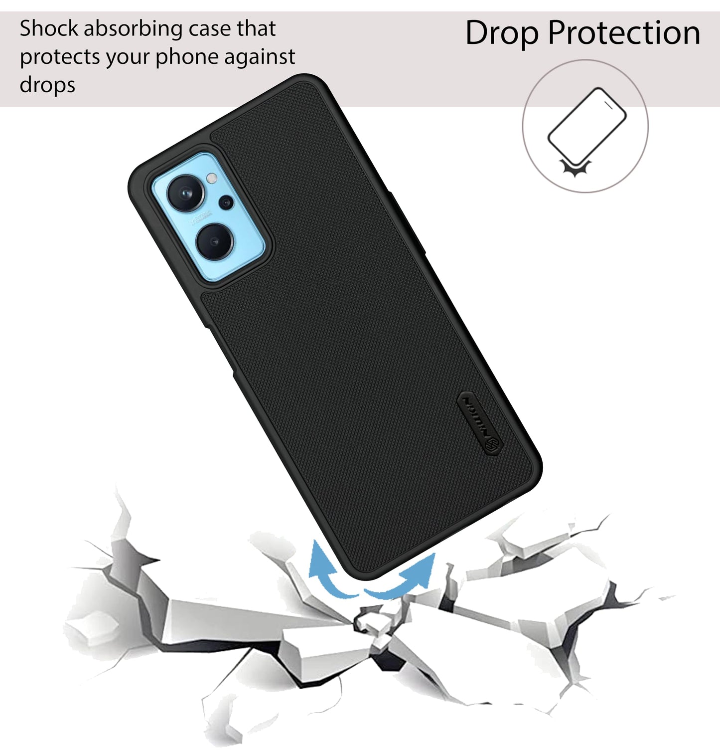 NIUKIN Super Frosted Dotted Case for Oppo A36