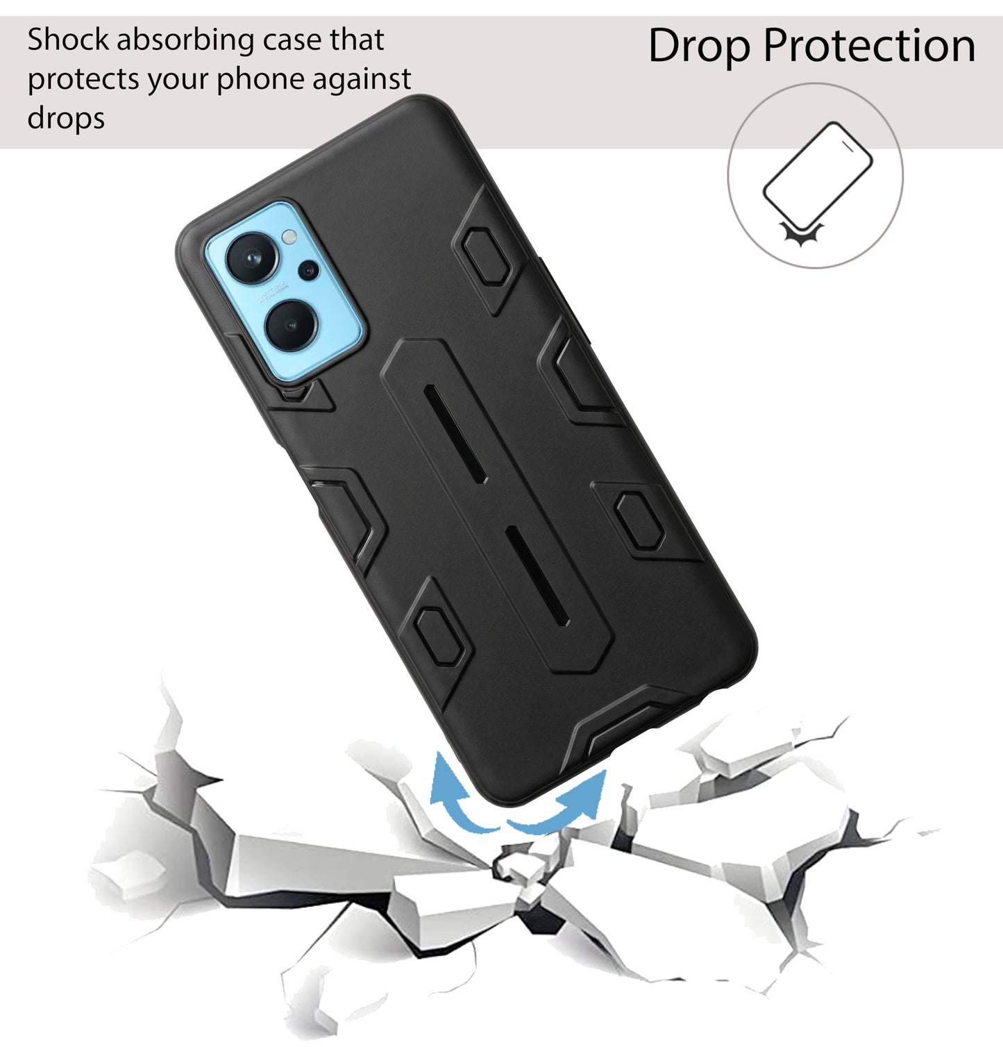 NIUKIN Armor Case for Realme 9i