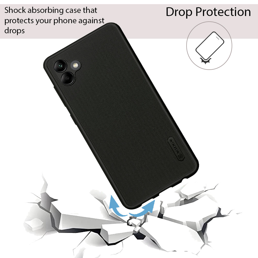 NIUKIN Super Frosted Dotted Case for Samsung A04