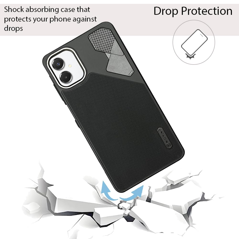 NIUKIN Fancy Super Frosted Dotted Case with Camera Ring for Samsung Galaxy A06 5G