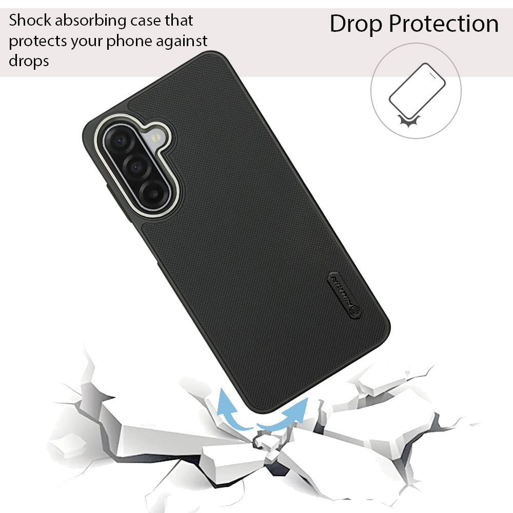 NIUKIN Super Frosted Dotted Case with Camera Ring for Samsung M17 5G