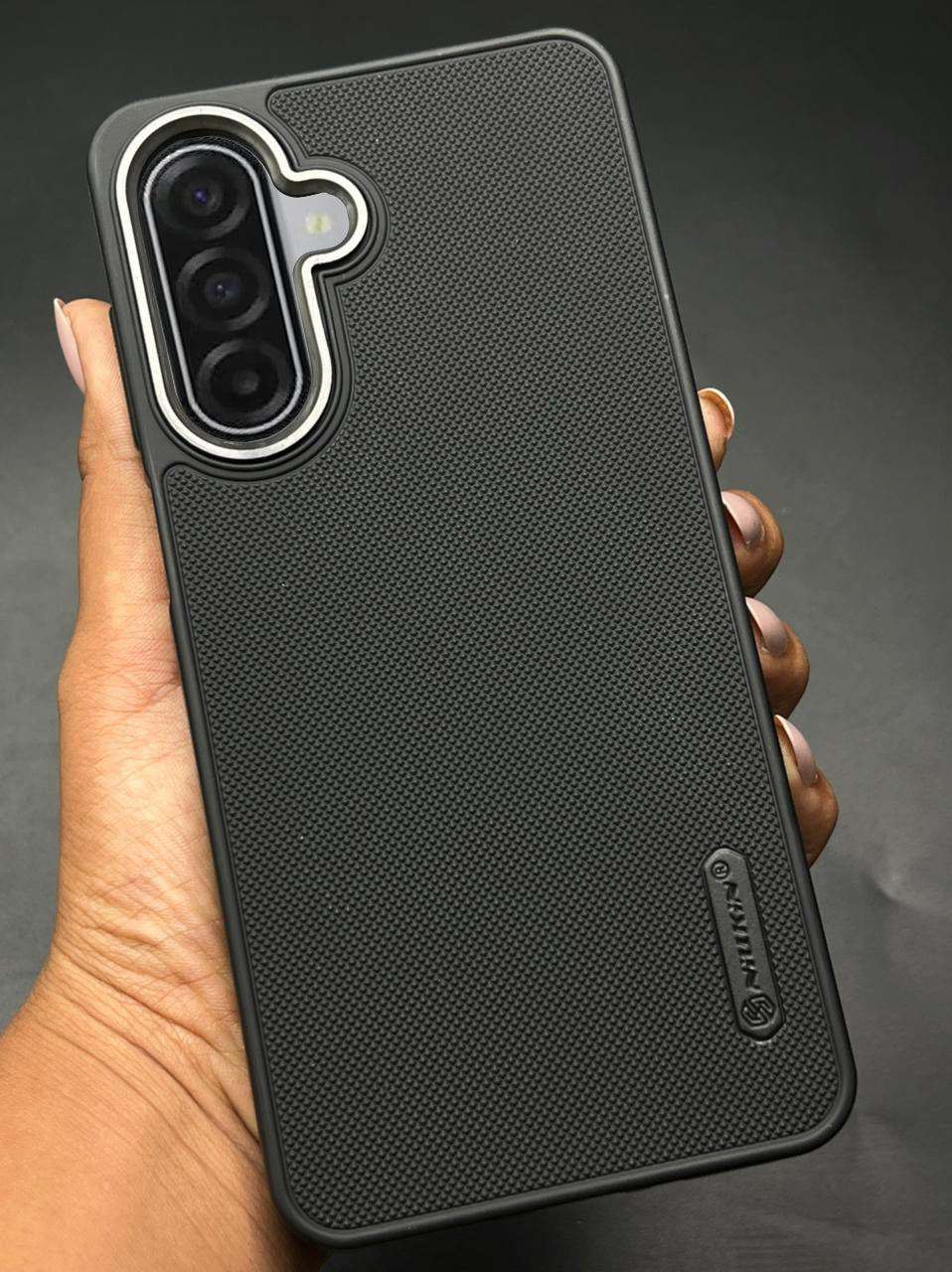 NIUKIN Super Frosted Dotted Case with Camera Ring for Samsung A17 5G
