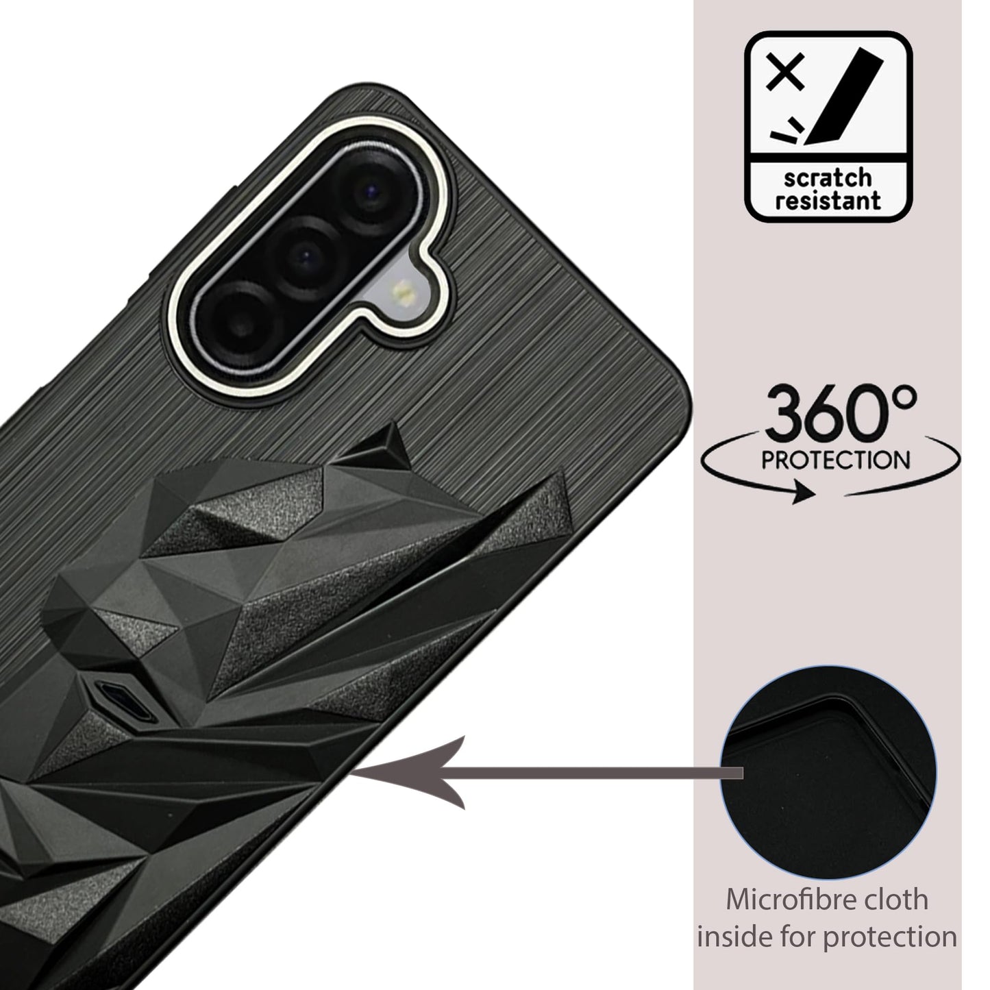 Bt Superhero Case with Camera Ring for Samsung A17 5G