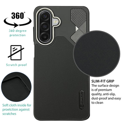 NIUKIN Fancy Super Frosted Dotted Case with Camera Ring for Samsung Galaxy M17