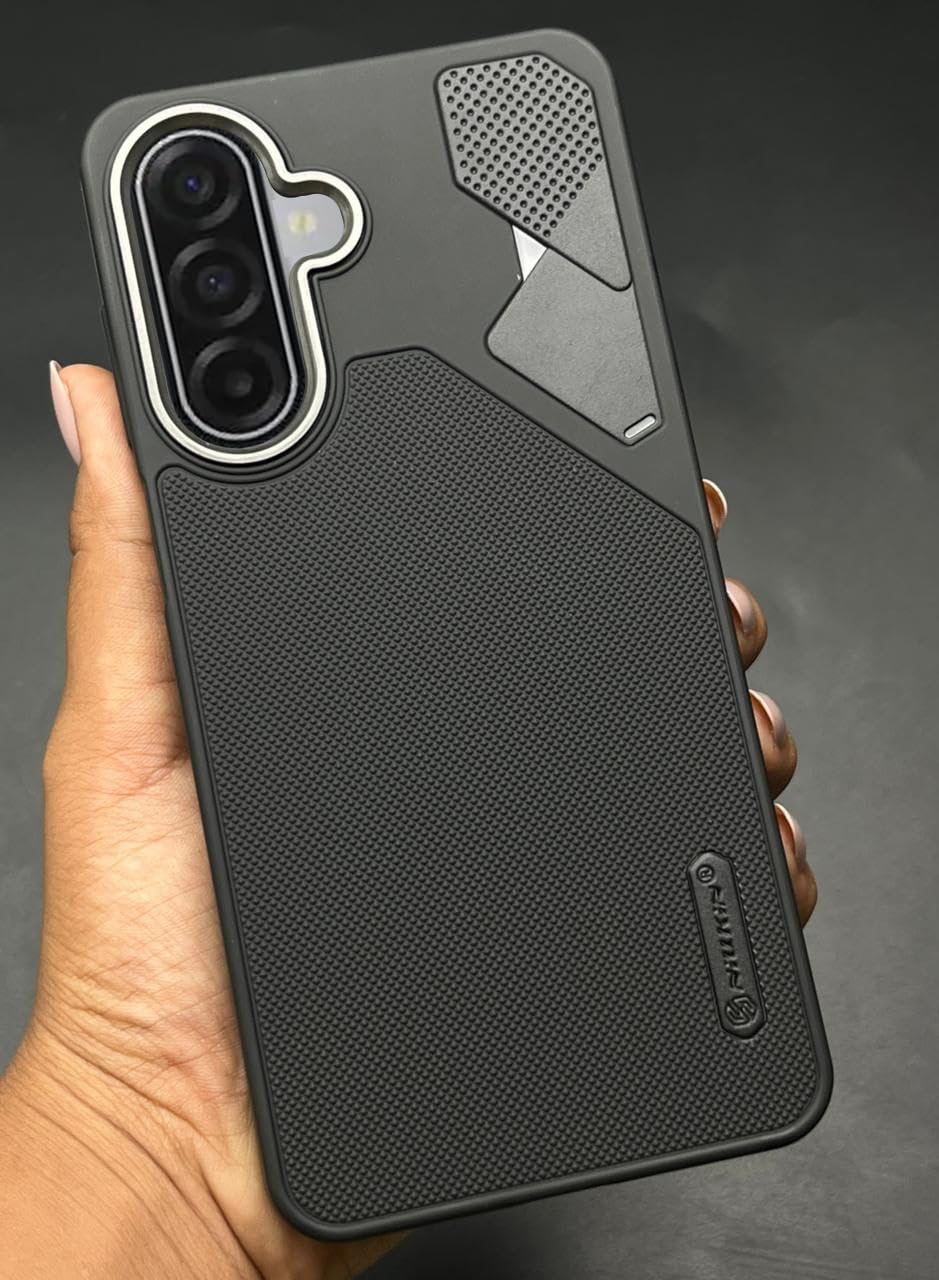 NIUKIN Fancy Super Frosted Dotted Case with Camera Ring for Samsung Galaxy M17