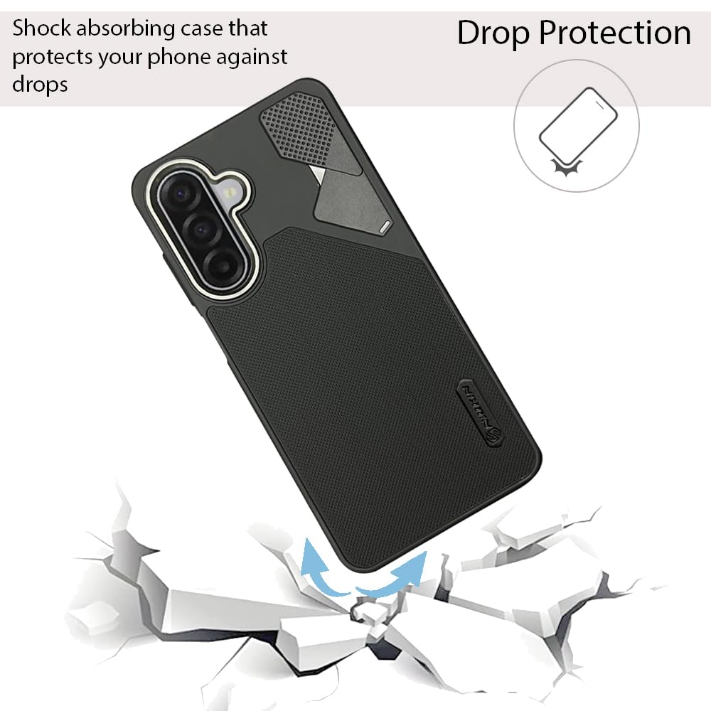 NIUKIN Fancy Super Frosted Dotted Case with Camera Ring for Samsung Galaxy M17