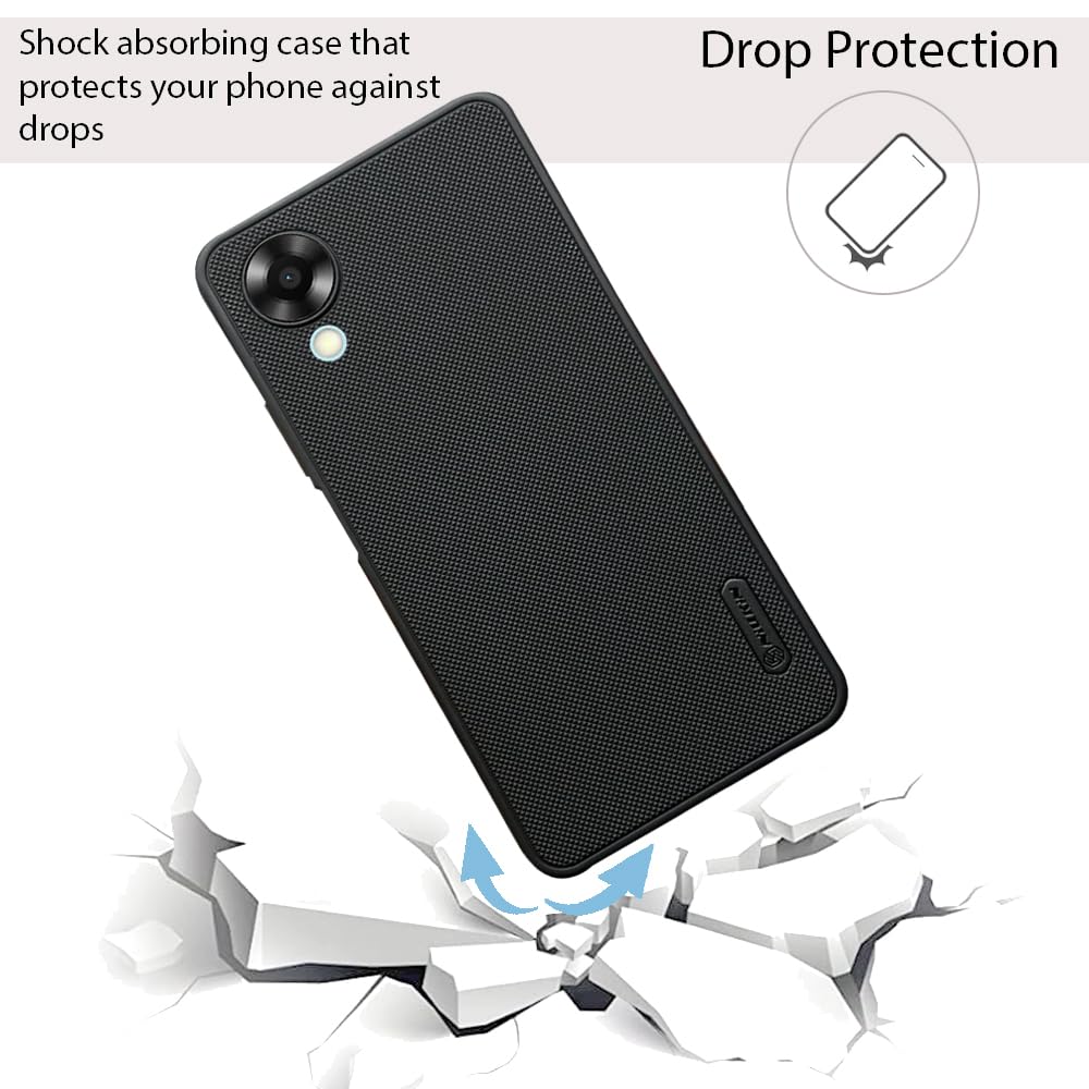 NIUKIN Super Frosted Dotted Case for Oppo A17k