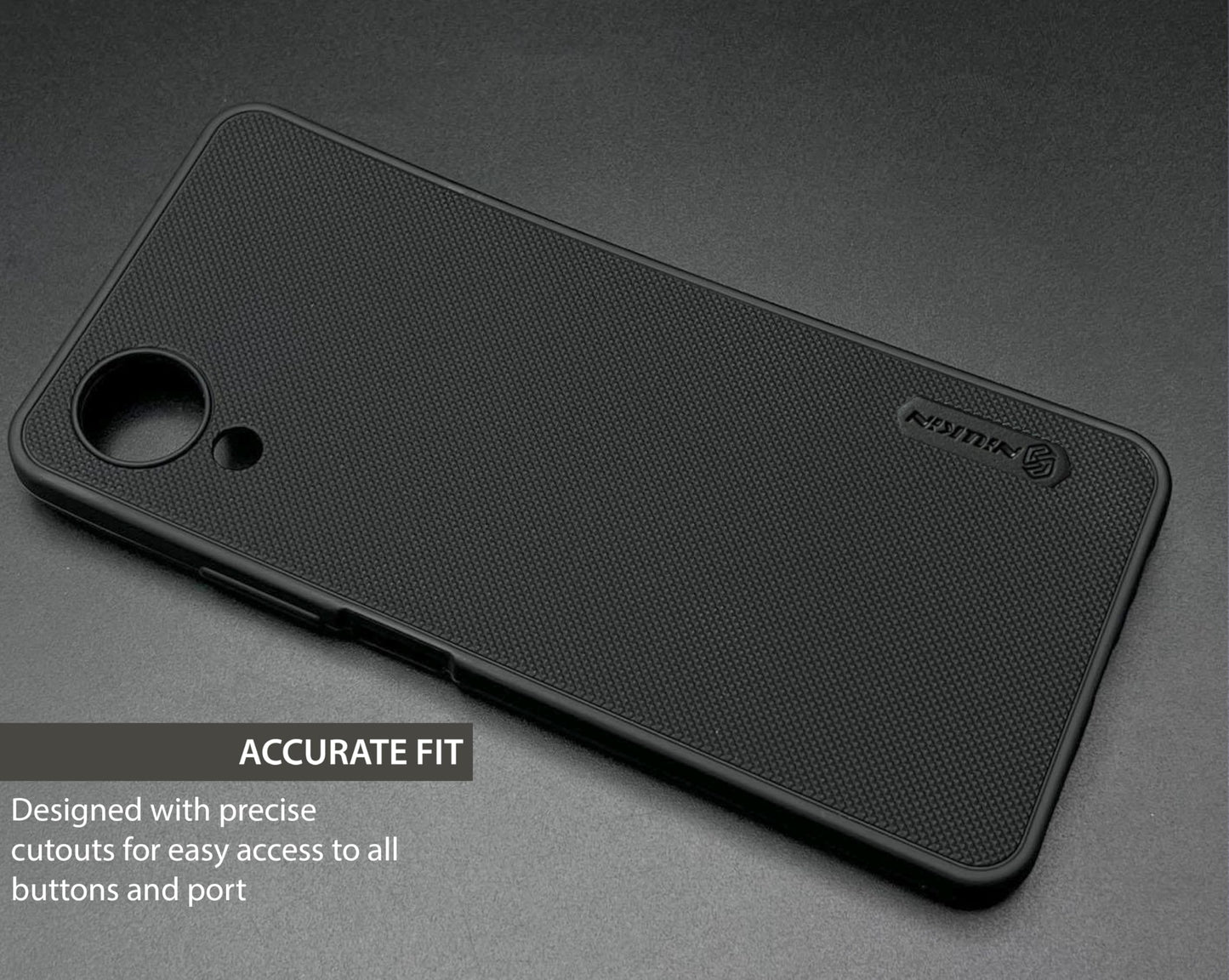 NIUKIN Super Frosted Dotted Case for Oppo A17k