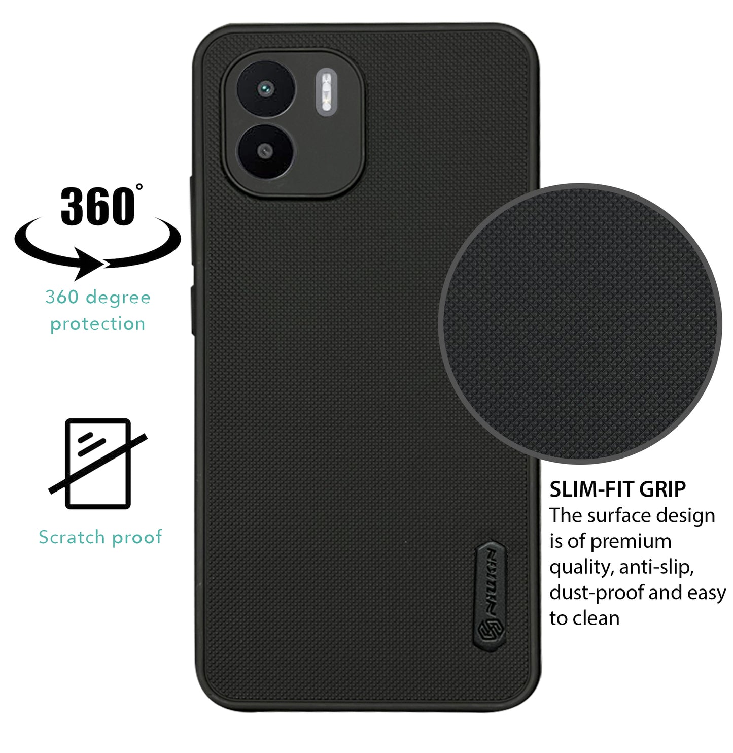 NIUKIN Super Frosted Dotted Case for Xiaomi A2