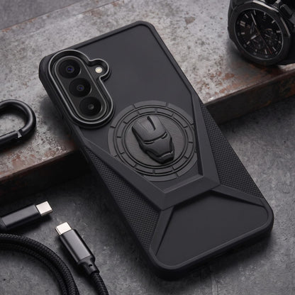 IR Superhero Armor Case with Camera Ring for Samsung Galaxy A27