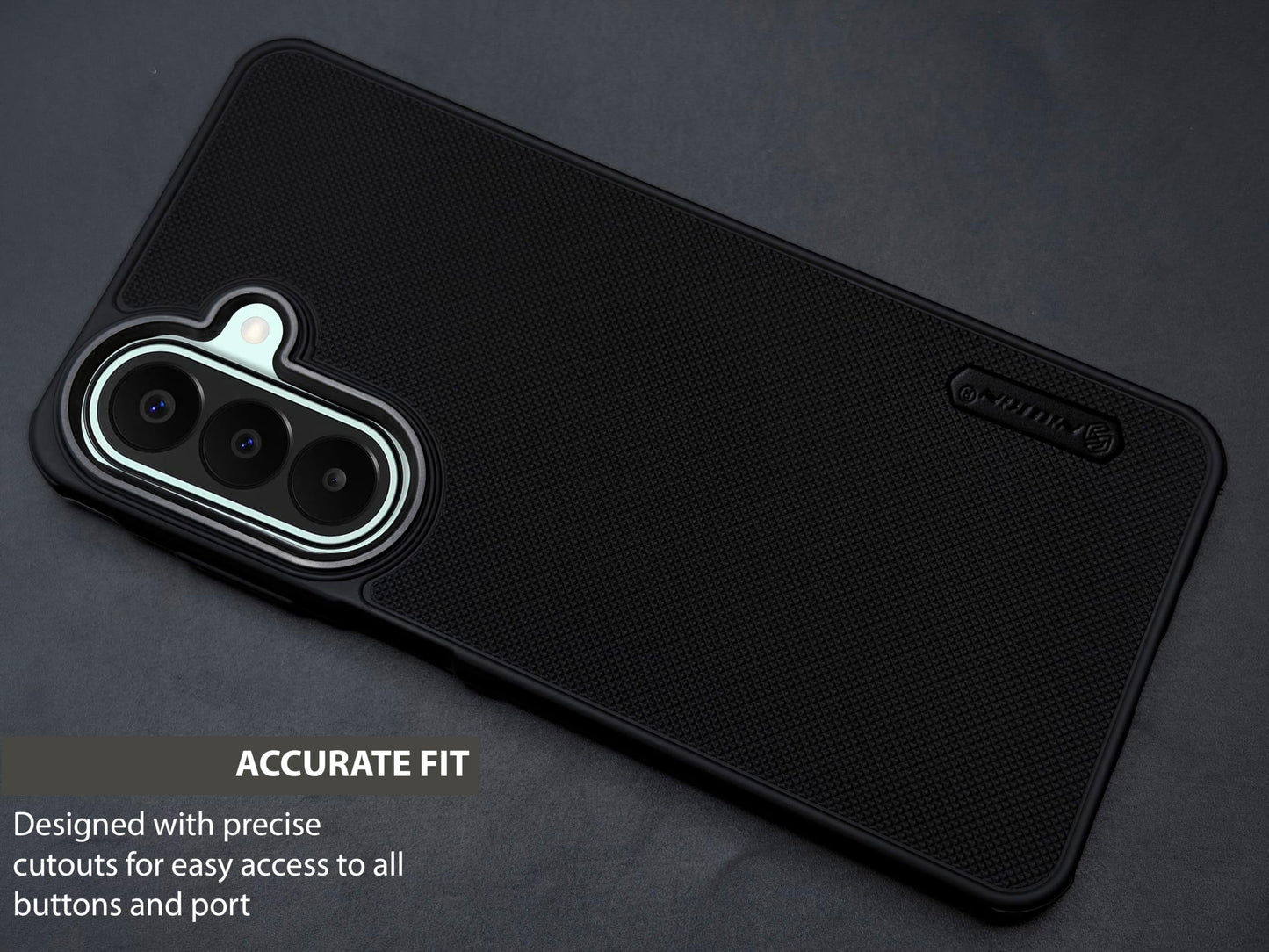 NIUKIN Super Frosted Dotted Case with Camera Ring for Samsung Galaxy A27