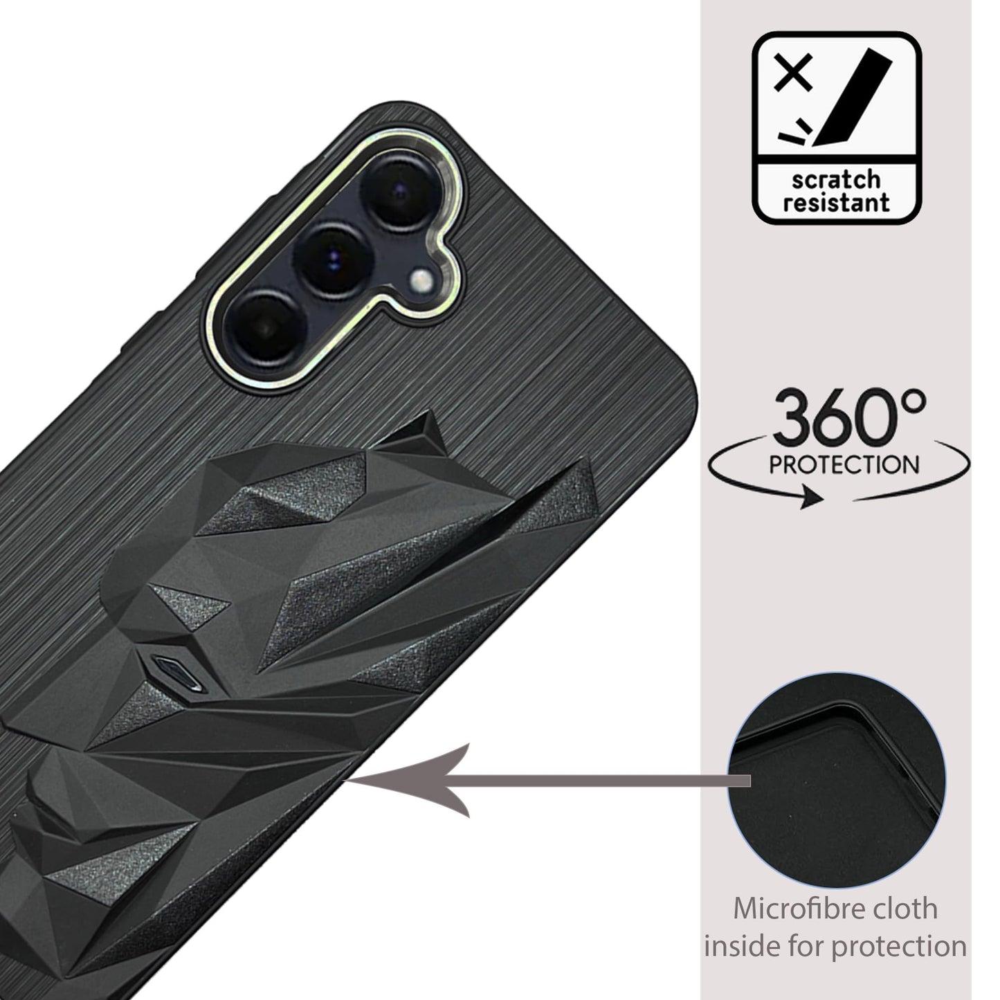 Bt Superhero Case with Camera Ring for Samsung A35(5G)
