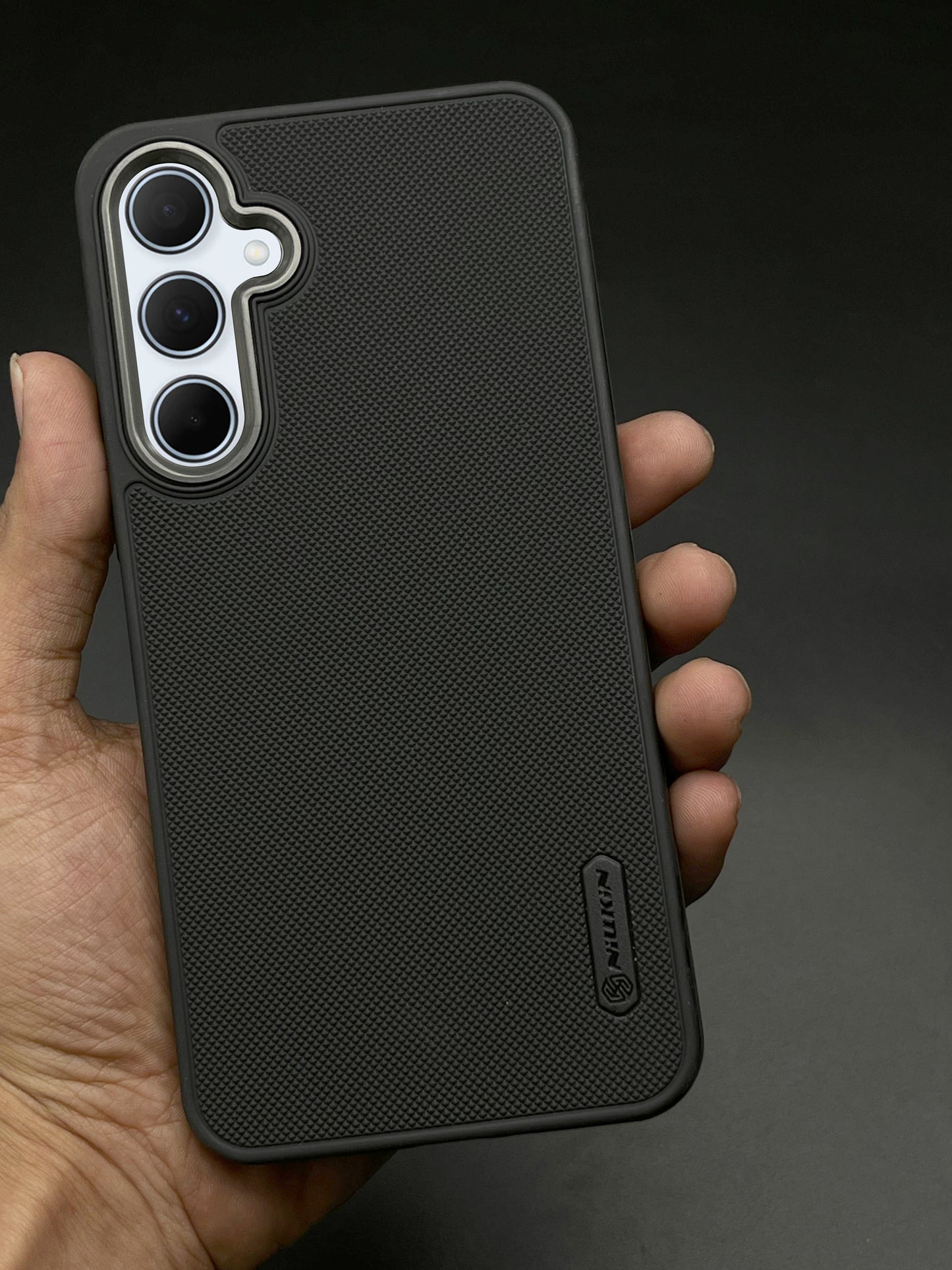 NIUKIN Super Frosted Dotted Case with Camera Ring for Samsung A35