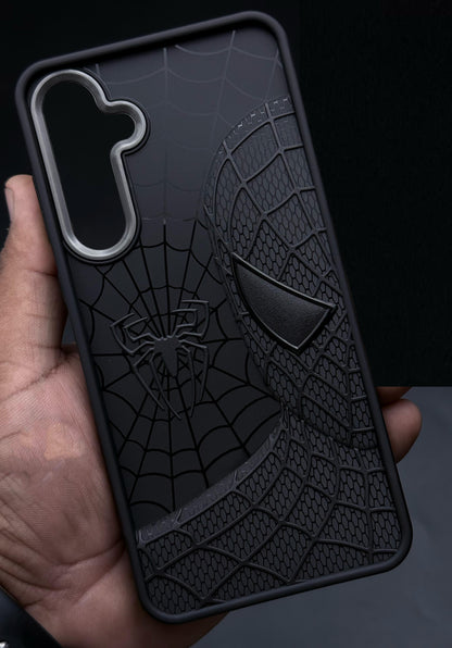 Sp Superhero Web Case with Metallic Camera Ring for Samsung A35(5G)