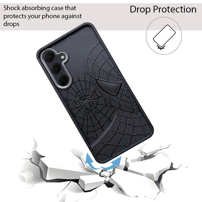 Sp Superhero Web Case with Metallic Camera Ring for Samsung A35(5G)