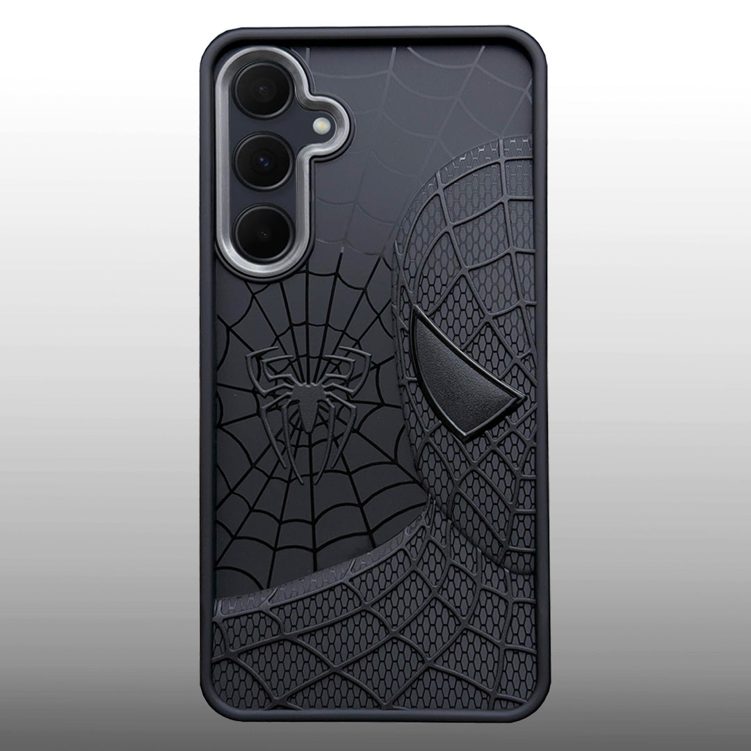 Sp Superhero Web Case with Metallic Camera Ring for Samsung A35(5G)