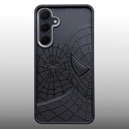 Sp Superhero Web Case with Metallic Camera Ring for Samsung A35(5G)