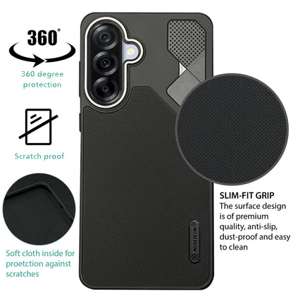 NIUKIN Fancy Super Frosted Dotted Case with Camera Ring for Samsung Galaxy A36