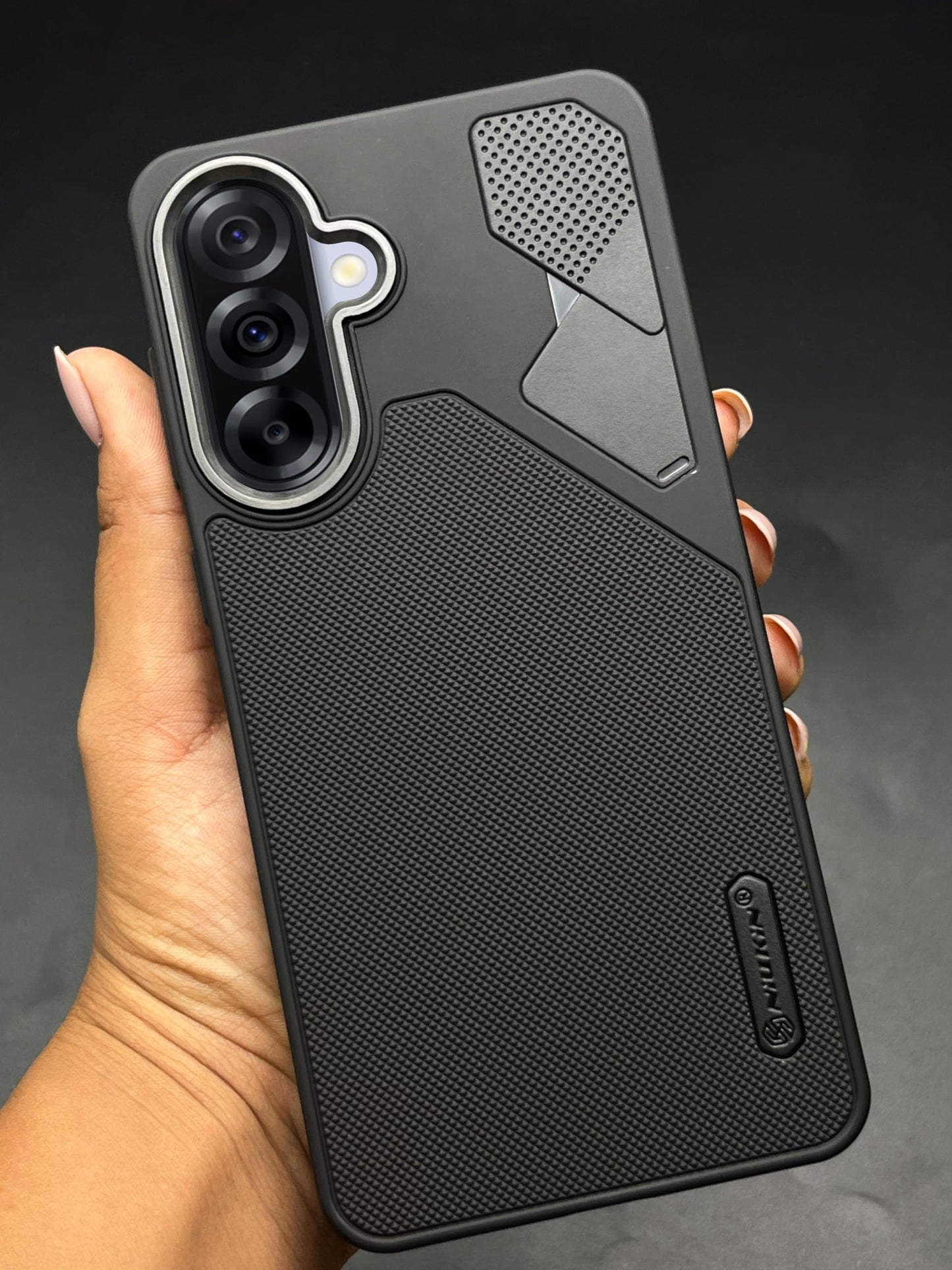 NIUKIN Fancy Super Frosted Dotted Case with Camera Ring for Samsung Galaxy A36