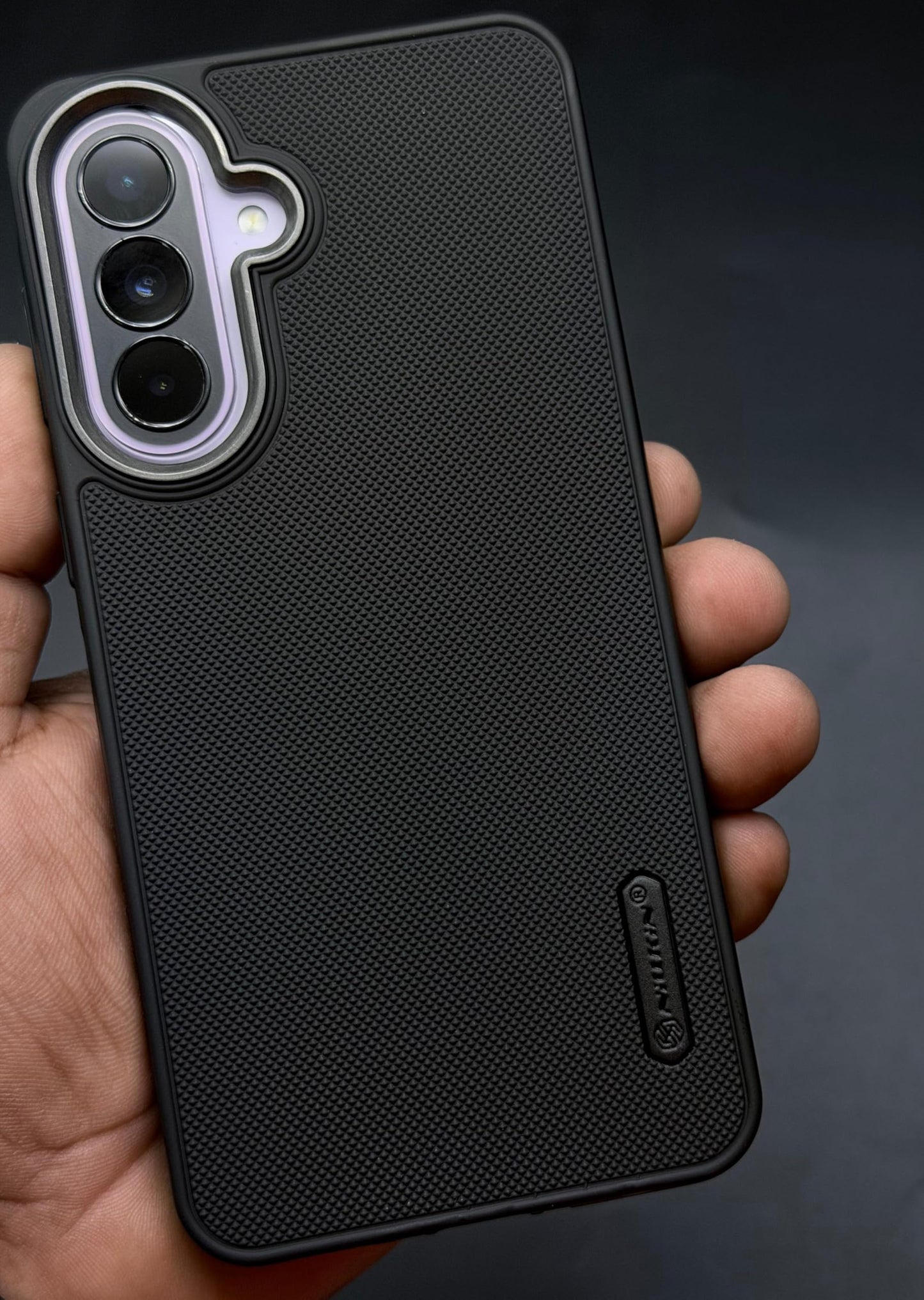NIUKIN Super Frosted Dotted Case with Camera Ring for Samsung A37