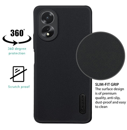 NIUKIN Super Frosted Dotted Case for Oppo A18 4G