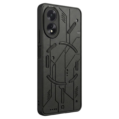 Cyber Design Soft Back Case for Oppo A18 4G