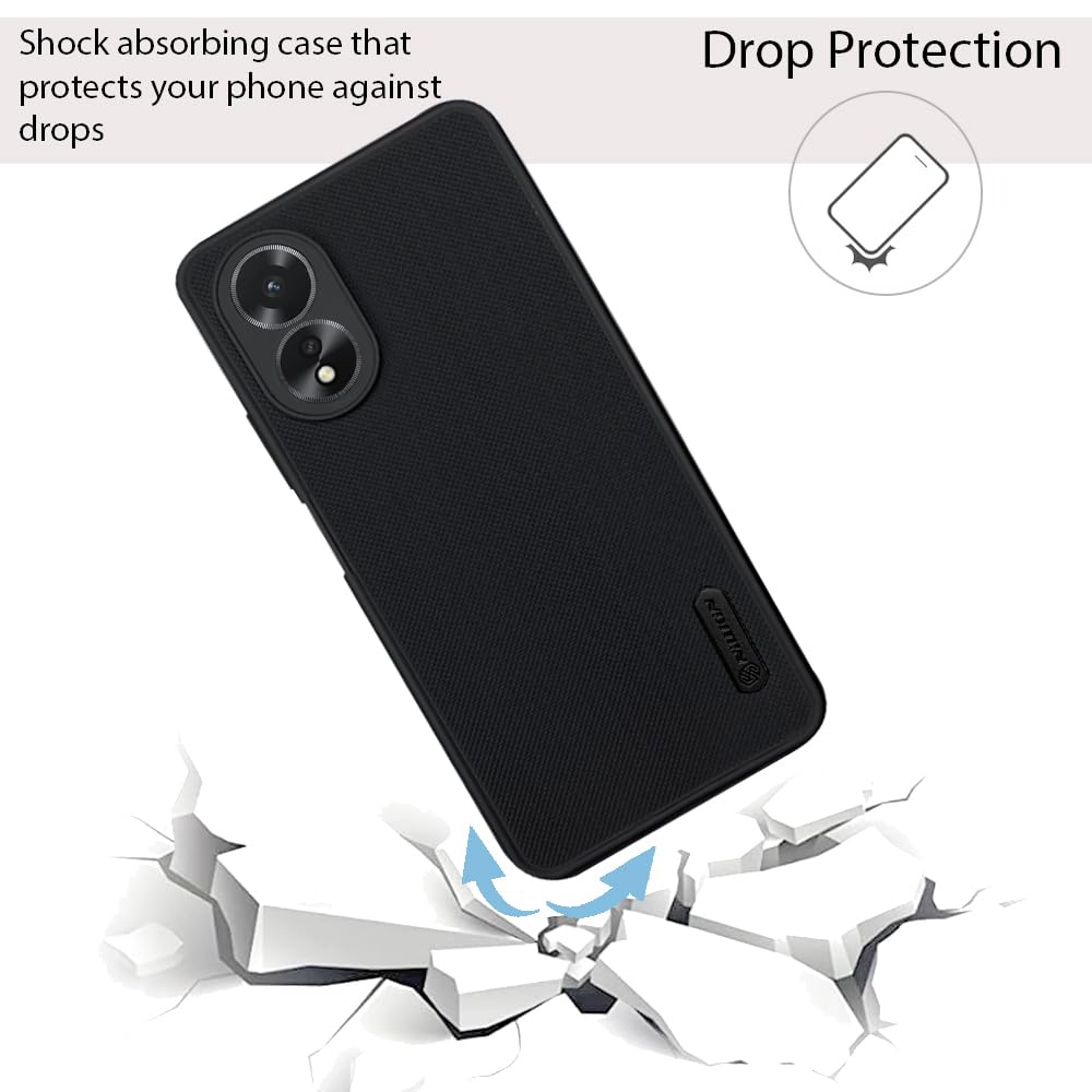 NIUKIN Super Frosted Dotted Case for Oppo A18 4G