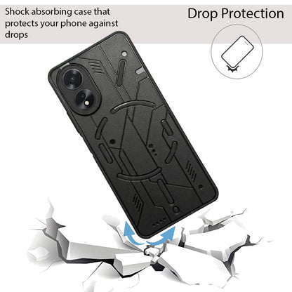 Cyber Design Soft Back Case for Oppo A18 4G