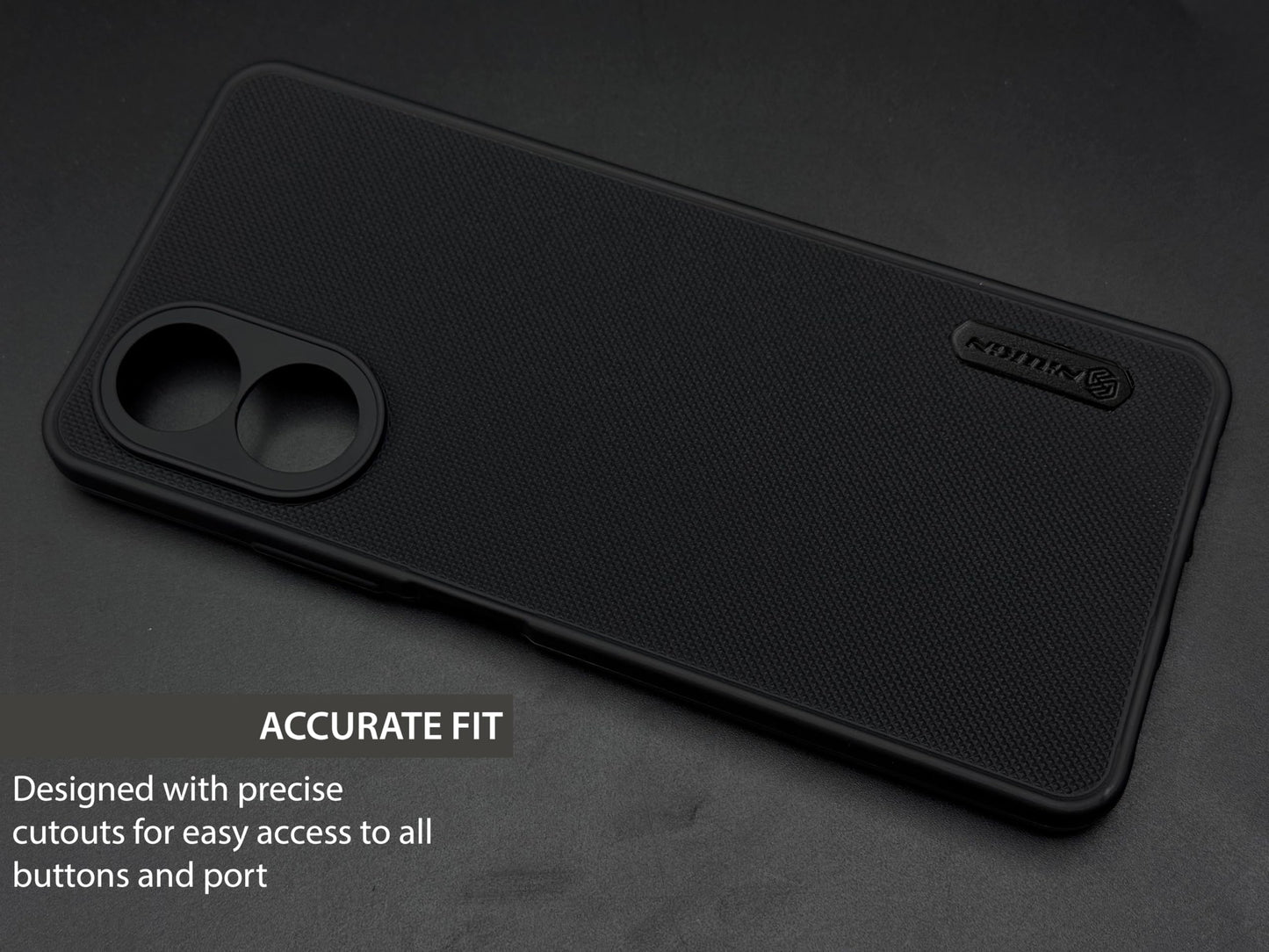 NIUKIN Super Frosted Dotted Case for Oppo A18 4G