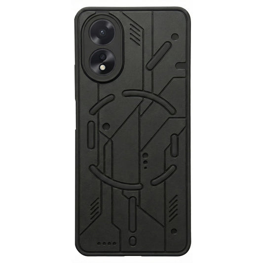 Cyber Design Soft Back Case for Oppo A18 4G