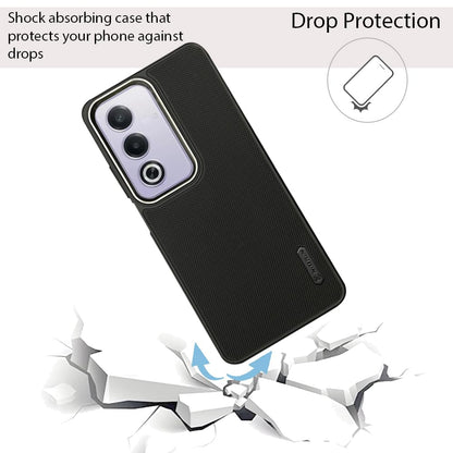 NIUKIN Super Frosted Dotted Case with Camera Ring for Oppo A3 Pro