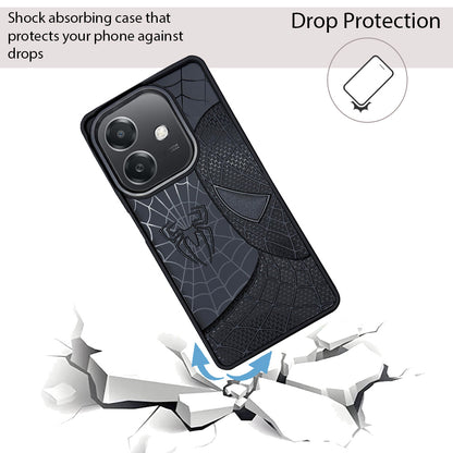 Sp Superhero Web Case with Metallic Camera Ring for Oppo A3X