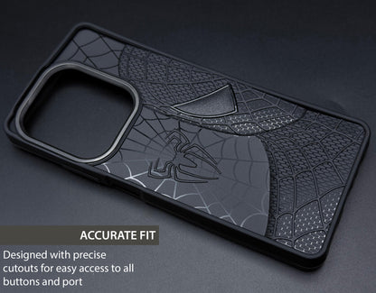 Sp Superhero Web Case with Metallic Camera Ring for Oppo A3X