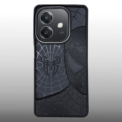 Sp Superhero Web Case with Metallic Camera Ring for Oppo A3X