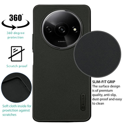 NIUKIN Super Frosted Dotted Case for Xiaomi Redmi A3x
