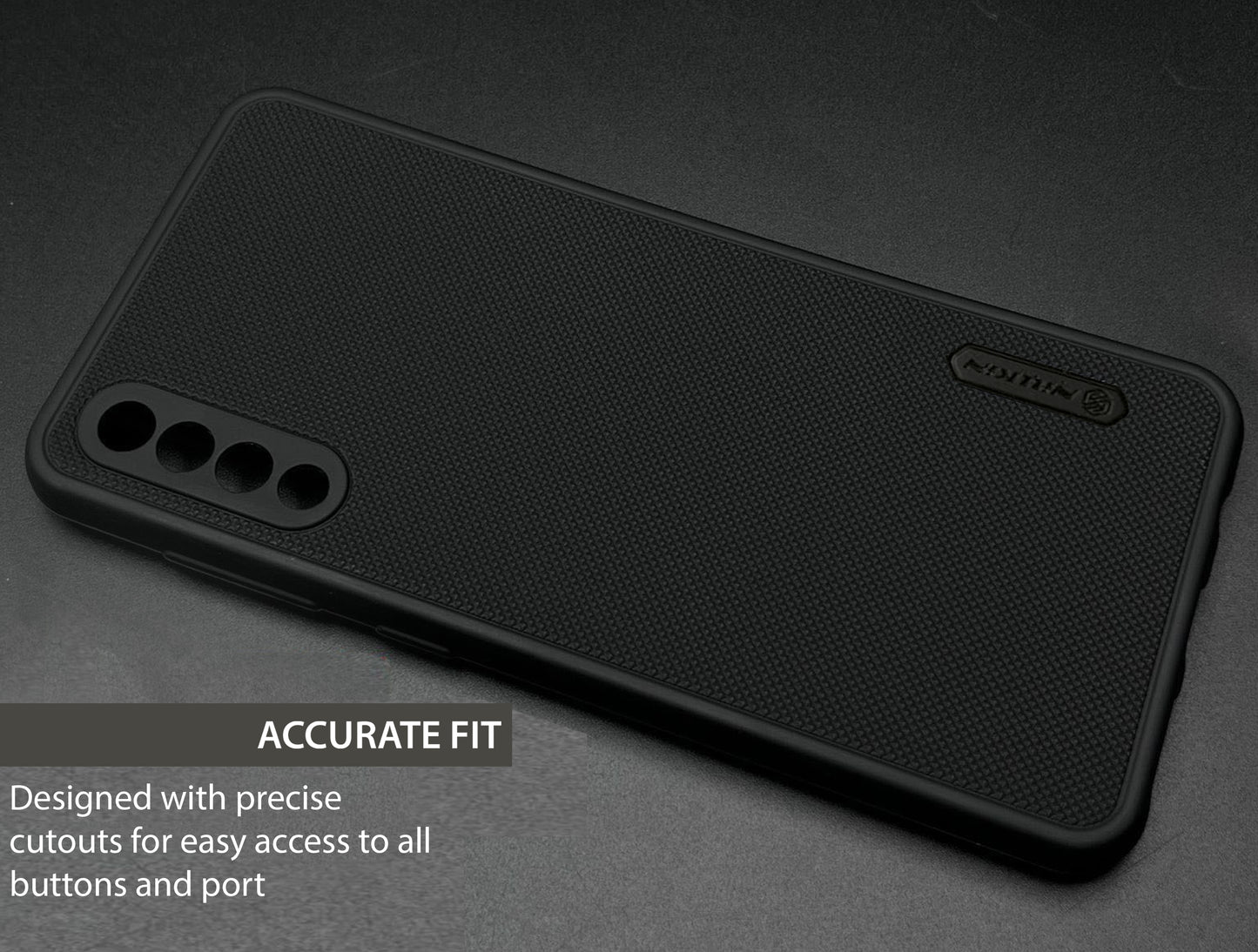 NIUKIN Super Frosted Dotted Case for Samsung A50