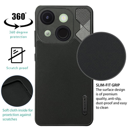 NIUKIN Fancy Super Frosted Dotted Case for Itel A50c