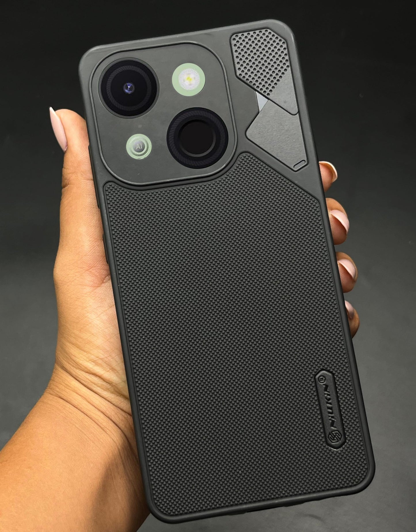 NIUKIN Fancy Super Frosted Dotted Case for Itel A50c