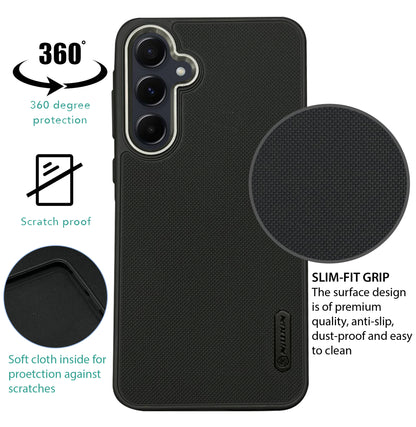 NIUKIN Super Frosted Dotted Case with Camera Ring for Samsung A55
