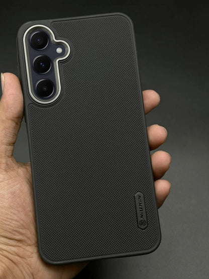 NIUKIN Super Frosted Dotted Case with Camera Ring for Samsung A55