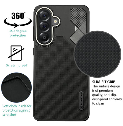 NIUKIN Fancy Super Frosted Dotted Case with Camera Ring for Samsung Galaxy A56