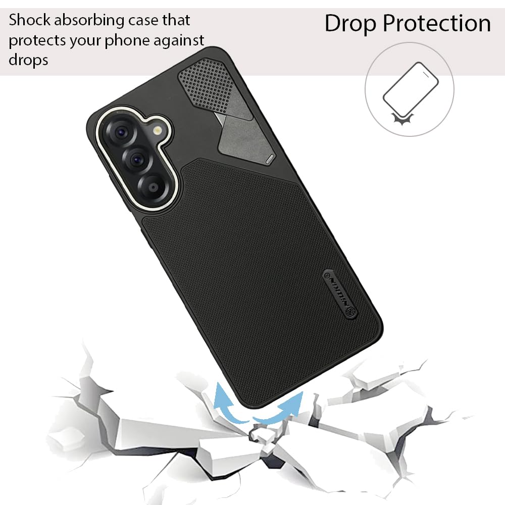 NIUKIN Fancy Super Frosted Dotted Case with Camera Ring for Samsung Galaxy A56