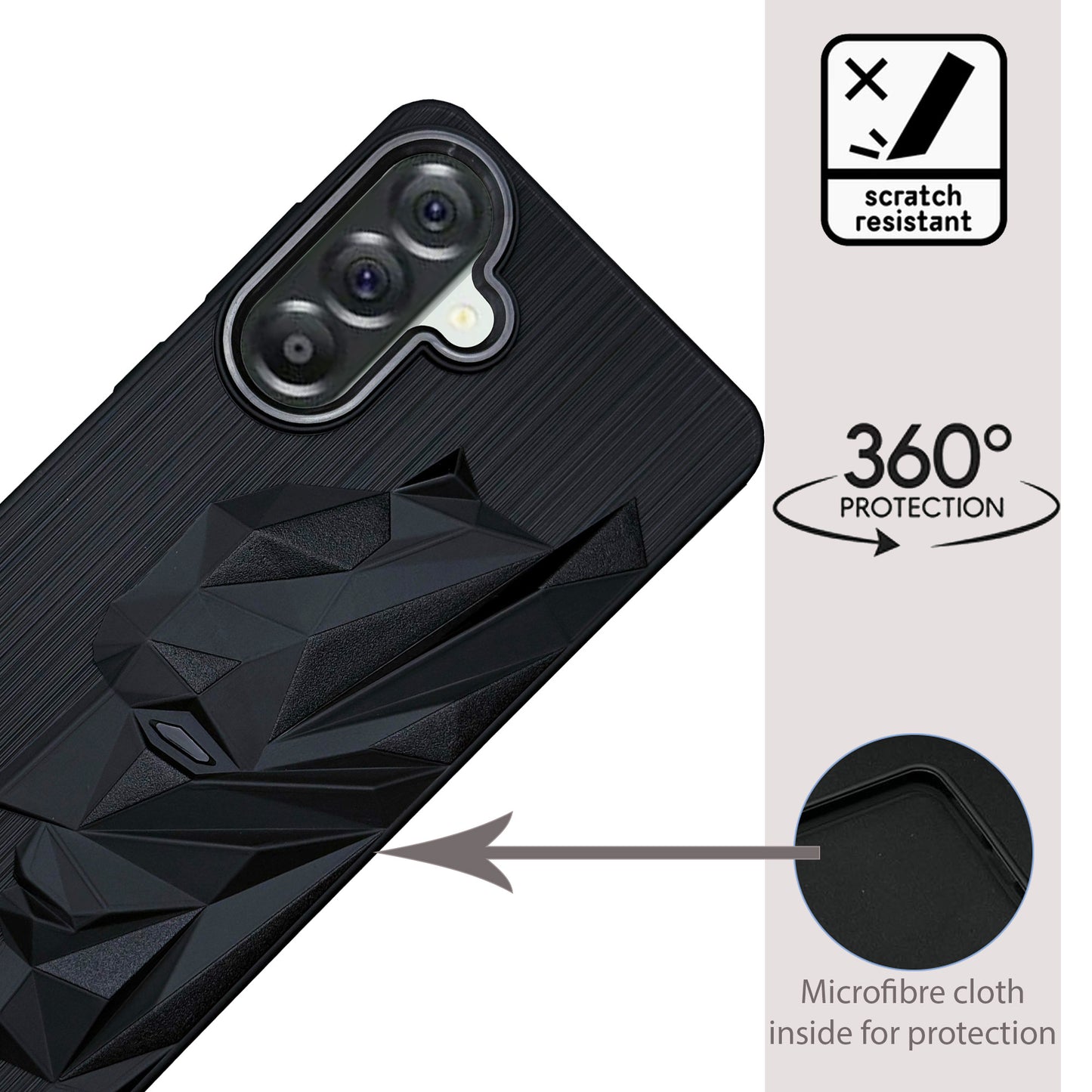 Bt Superhero Case with Camera Ring for Samsung A56(5G)
