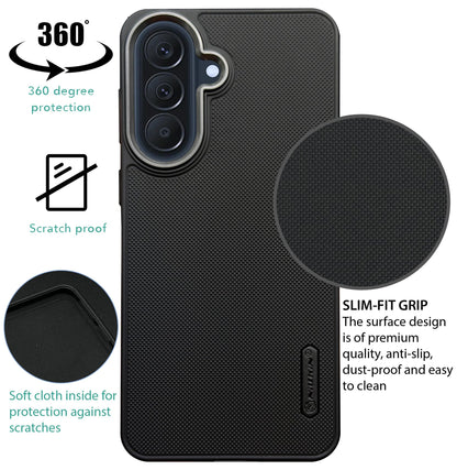 NIUKIN Super Frosted Dotted Case with Camera Ring for Samsung A57