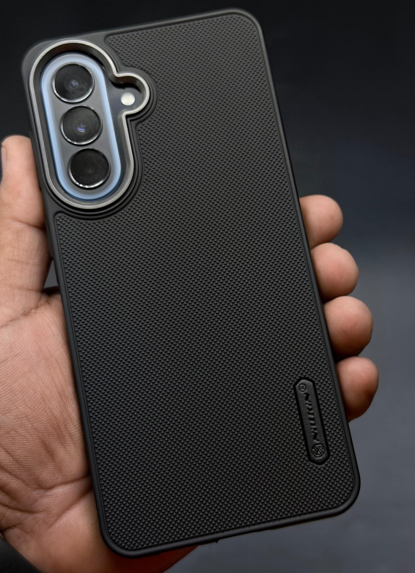 NIUKIN Super Frosted Dotted Case with Camera Ring for Samsung A57