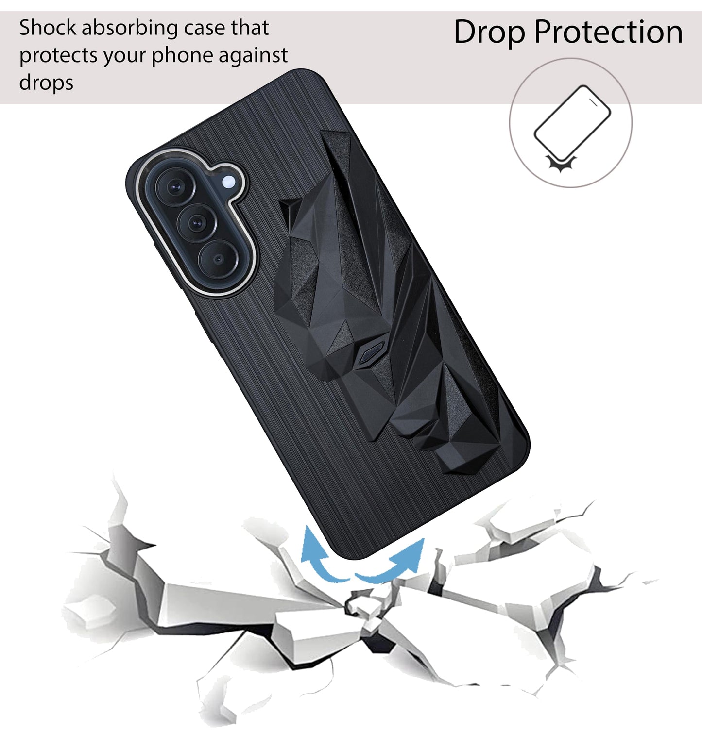 Bt Superhero Case with Camera Ring for Samsung A57