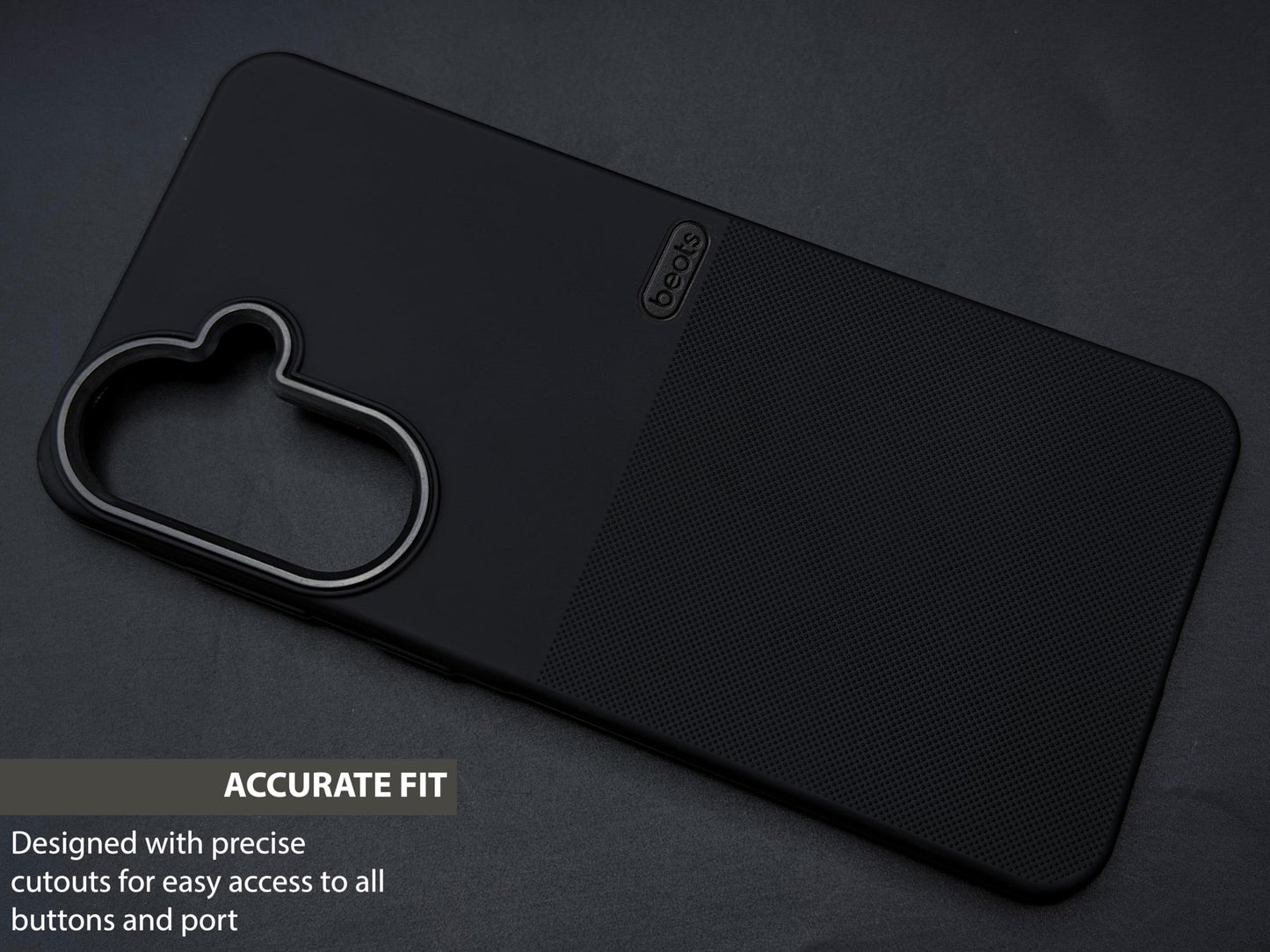 BEOTS Rugged back case with Camera Ring for Samsung Galaxy A57